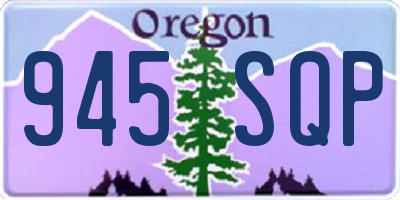 OR license plate 945SQP