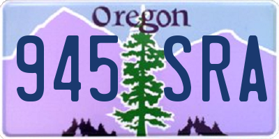 OR license plate 945SRA