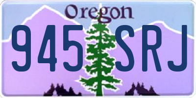 OR license plate 945SRJ