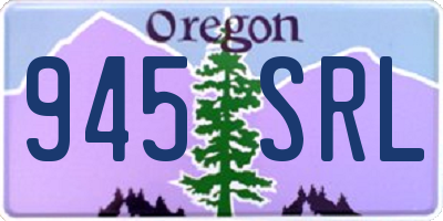 OR license plate 945SRL