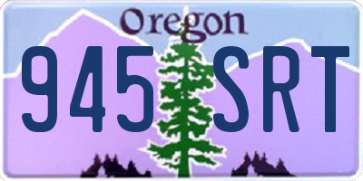 OR license plate 945SRT