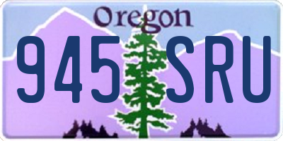 OR license plate 945SRU