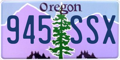OR license plate 945SSX