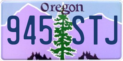 OR license plate 945STJ