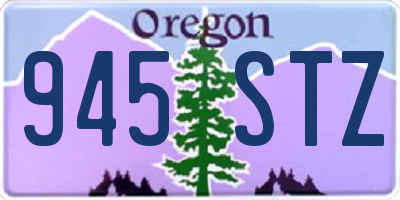 OR license plate 945STZ