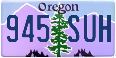 OR license plate 945SUH