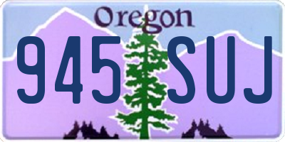 OR license plate 945SUJ