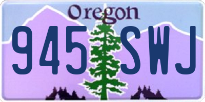 OR license plate 945SWJ