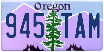 OR license plate 945TAM
