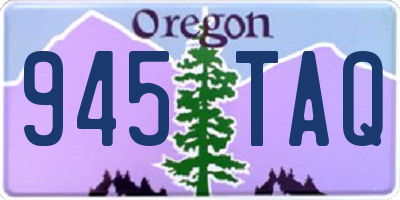 OR license plate 945TAQ