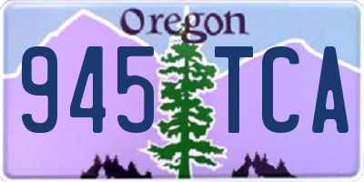 OR license plate 945TCA