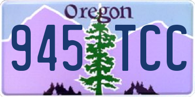 OR license plate 945TCC