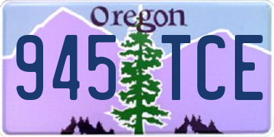 OR license plate 945TCE