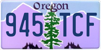 OR license plate 945TCF