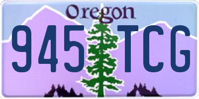 OR license plate 945TCG