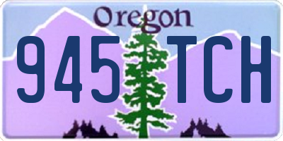 OR license plate 945TCH