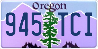 OR license plate 945TCI