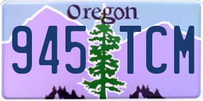 OR license plate 945TCM