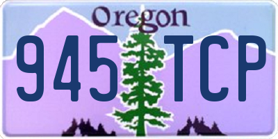 OR license plate 945TCP