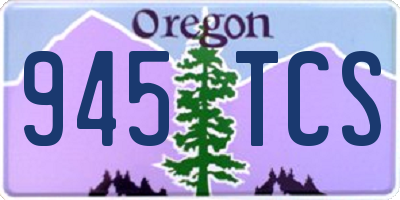OR license plate 945TCS