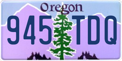 OR license plate 945TDQ