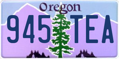 OR license plate 945TEA