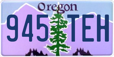 OR license plate 945TEH