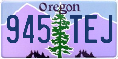 OR license plate 945TEJ
