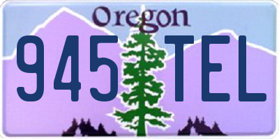 OR license plate 945TEL
