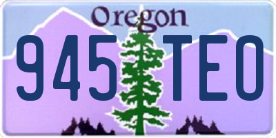 OR license plate 945TEO