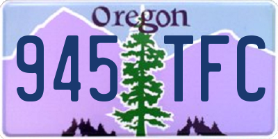 OR license plate 945TFC