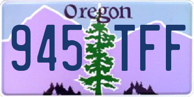 OR license plate 945TFF