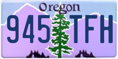 OR license plate 945TFH