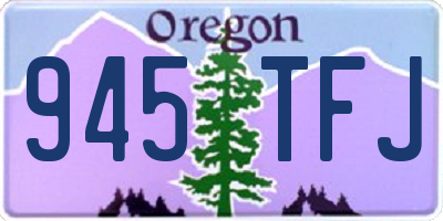 OR license plate 945TFJ