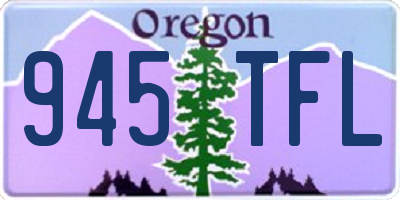 OR license plate 945TFL