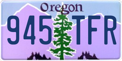 OR license plate 945TFR