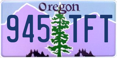 OR license plate 945TFT