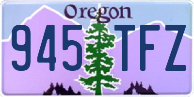 OR license plate 945TFZ