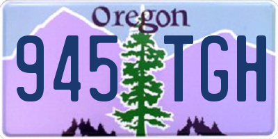 OR license plate 945TGH
