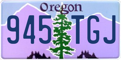 OR license plate 945TGJ
