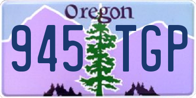 OR license plate 945TGP