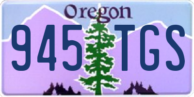 OR license plate 945TGS
