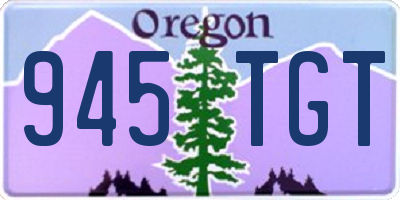 OR license plate 945TGT
