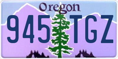 OR license plate 945TGZ