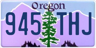 OR license plate 945THJ