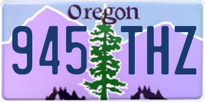 OR license plate 945THZ