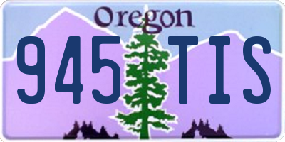 OR license plate 945TIS