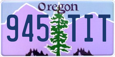 OR license plate 945TIT