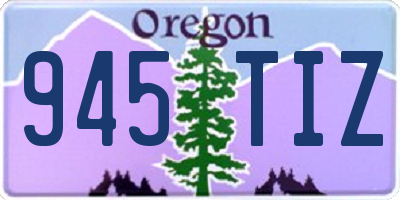 OR license plate 945TIZ