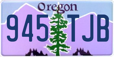 OR license plate 945TJB